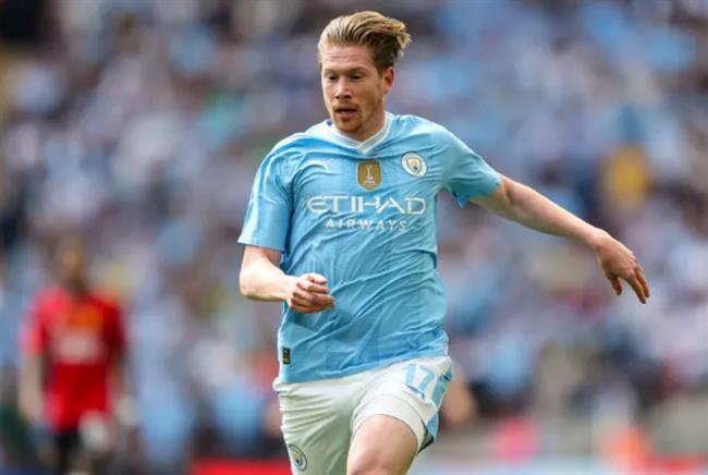 Kevin de Bruyne co the roi Man City o He 2024